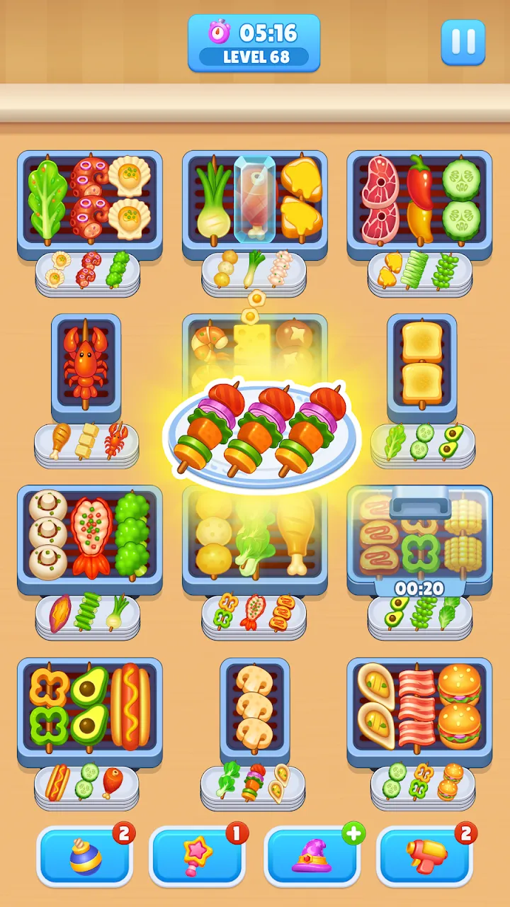 Szaszłyki i składniki